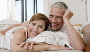 Good intimate life of an older man and woman