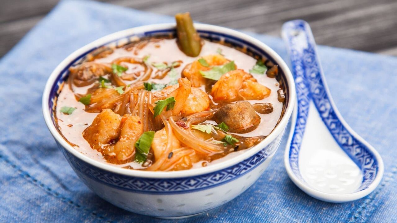shrimp soup to boost