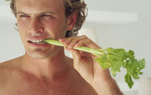 By consuming celery, a man can improve his potency. 